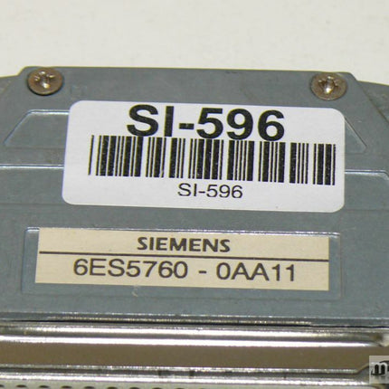 SIEMENS Simatic SteckerS5 6ES5 760-0AA11 // 6ES5760-0AA11