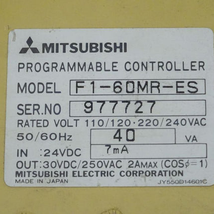 Mitsubishi F1-60MR-ES Programmable Controller