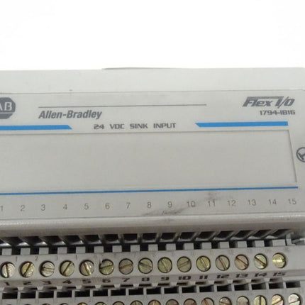 Allen Bradley Flex I/O 1794-IB16 Anschlussblock 24 VDC Sink Input