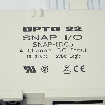 OPTO 22 SNAP-IDC5 4-Channel DC Input 10-32VDC / 5VDC Logic