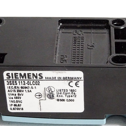 Siemens 3SE5112-0LC02 Positionsschalter / Unbenutzt