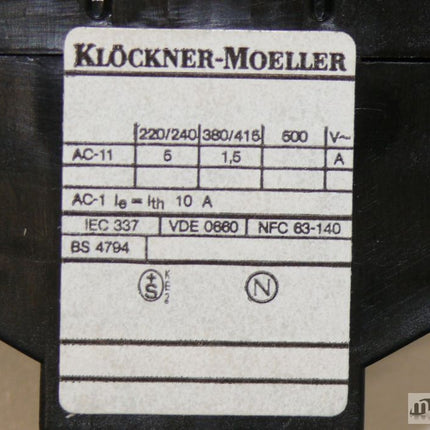 NEU-OVP Klöckner Moeller DIL 08-22-G Hilfsschütz Schütz DIL0822G