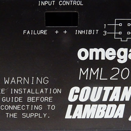 Omega MML200 Coutant Lambda Power Supply NS-LAM-026C D30005