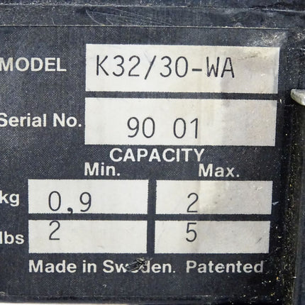 K32/30-WA 0.9-2kg 2-5lbs Balancer Federzug Seilauszug