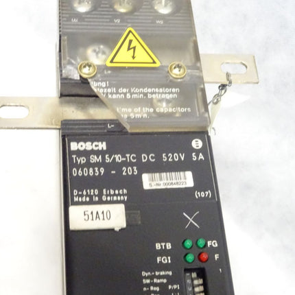 BOSCH SM 5/10-TC DC 520V 5A 060839-203 Servomodul