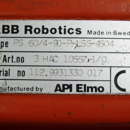 ABB API ELMO 3HAC10557-1 PS 60/4-90-P-LSS-4504 Servomotor