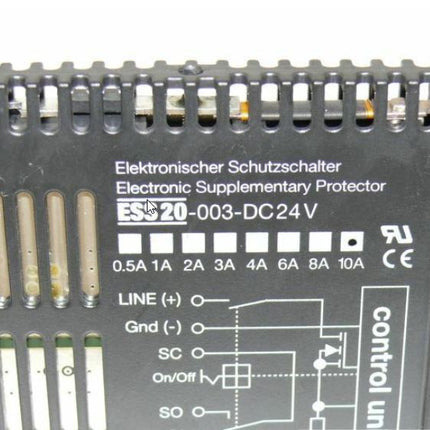 E-T-A ESS20-003-DC24V 10A Elektronischer Schutzschalter