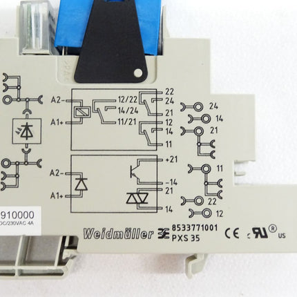 Weidmüller 8533771001 PXS35 / 8610910000 POS 24VDC/230VAC 4A