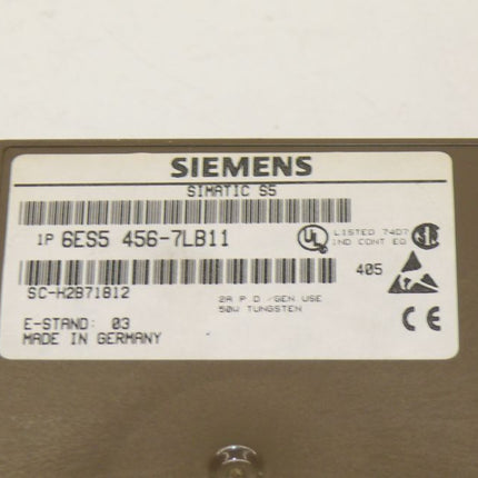 Siemens Simatic S5 6ES5456-7LB11 / 6ES5 456-7LB11 OVP