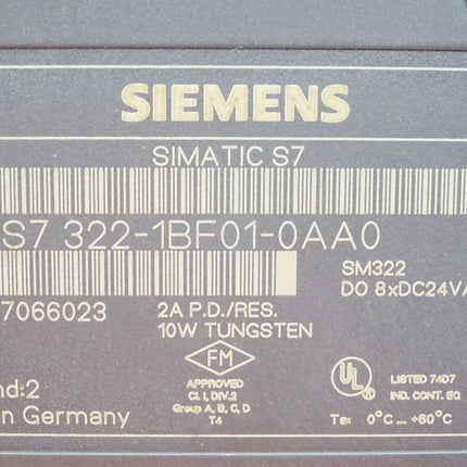 Siemens SM322 6ES7322-1BF01-0AA0 6ES7 322-1BF01-0AA0