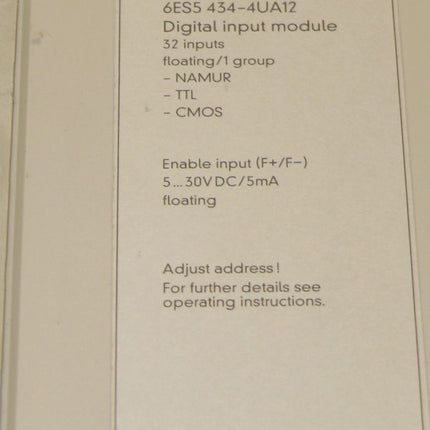 Siemens Simatic S5 6ES5434-4UA12 / 6ES5 434-4UA12