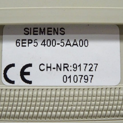 Siemens 6EP5400-5AA00 Simatic Anschlussmodul 6EP5 400-5AA00