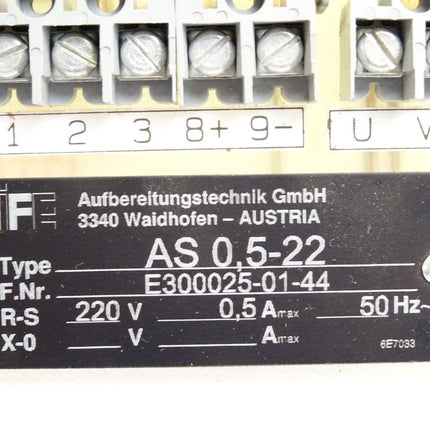 IFE Aufbereitungstechnik AS0,5-22