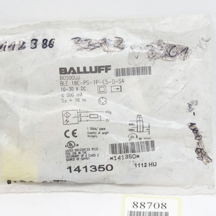 Balluff BOS00UJ / BLE 18E-PS-1P-E5-D-S4 / 141350 / Neu OVP