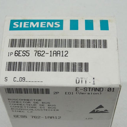 Siemens 6ES5762-1AA12 Busconnector Stecker 6ES57 62-1AA12 Neu-versiegelt