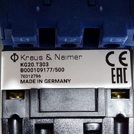 Kraus&Naimer Schalter KG20.T103/40 70012796 KG20.T303 / neu OVP