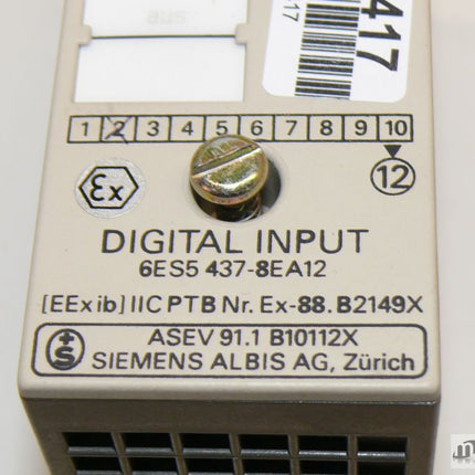 Siemens  6ES5437-8EA12 Simatic S5 6ES5 437-8EA12 E:02