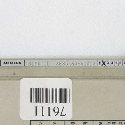 Siemens Simatic S5 6ES5460-4UA13 / 6ES5 460-4UA13 E:02