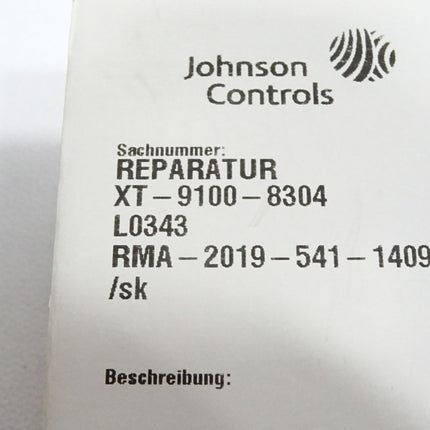 Johnson Controls XT-9100-8304 / Generalüberholt