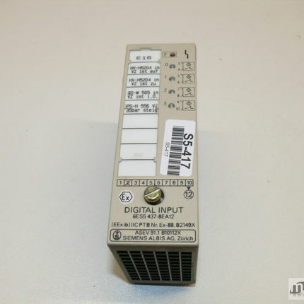 Siemens  6ES5437-8EA12 Simatic S5 6ES5 437-8EA12 E:02