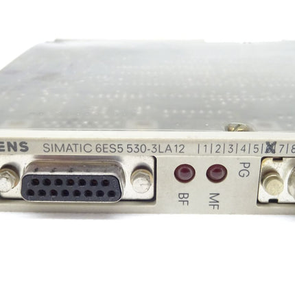 Siemens 6ES5530-3LA12 Simatic S5 6ES5 530-3LA12 E:06