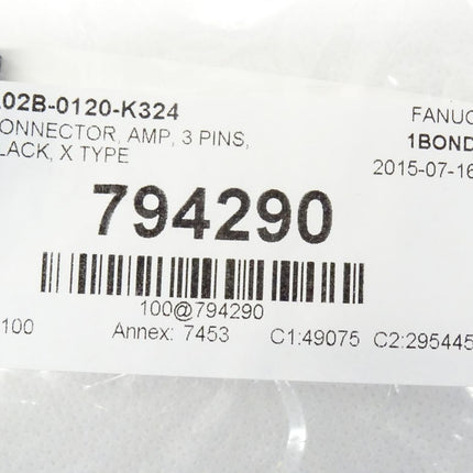 Fanuc POWER CONNECTOR 24VDC A02B-0120-K324 für 16i/18i/21i