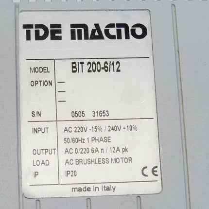 TDE Macno BIT-200-6/12