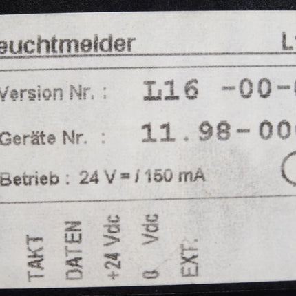 Leuchtmelder L16 L16-00-00