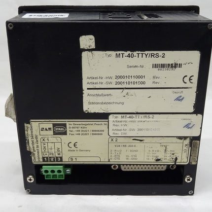 SAE Elektronik GmbH MT-40 / MT-40-TTY/RS-2