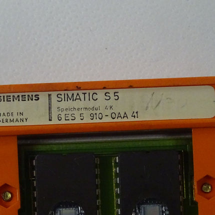 Siemens SIMATIC S5 6ES5910-0AA41 Speichermodul 4K 6ES5 910-0AA41