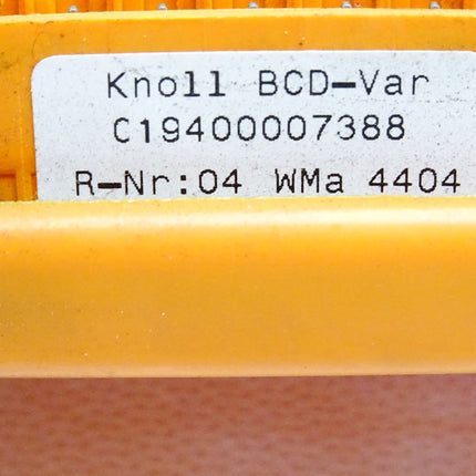 Knoll BCD-Var C19400007388 92053-01 Board