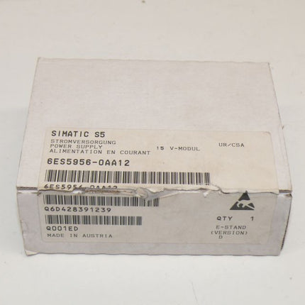 Siemens 6ES5956-0AA12 Stromversorgung 6ES5 956-0AA12 NEU-OVP