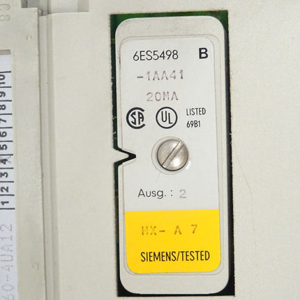 Siemens Simatic S5 6ES5460-4UA12 / 6ES5 460-4UA12 E:04