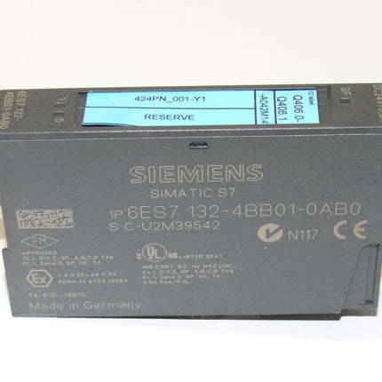 Siemens Simatic S7 6ES7132-4BB01-0AB0 / 6ES7 132-4BB01-0AB0