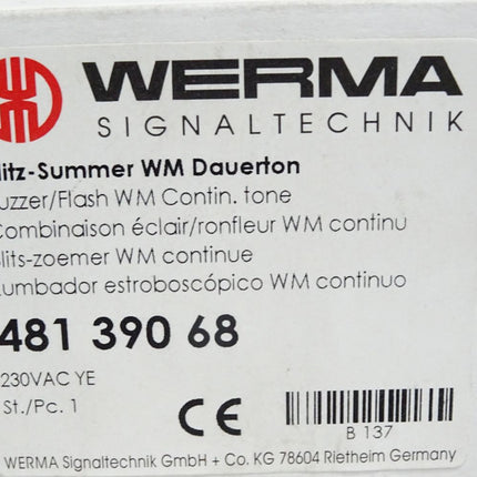 Werma Blitz-Summer WM Dauerton 48139068 / Neu OVP