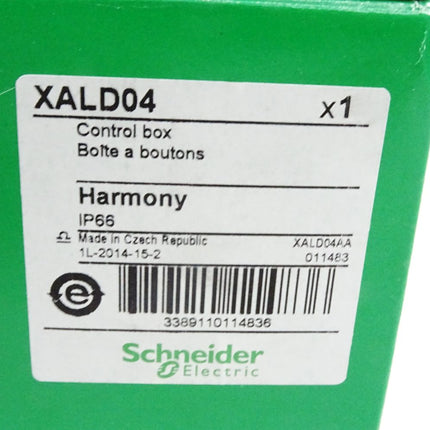 Schneider Harmony Control Box XALD04 011483 / Neu OVP