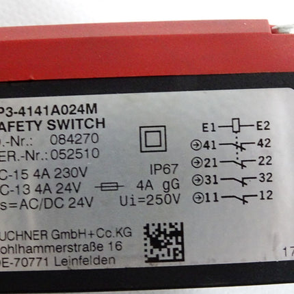 Euchner safety Switch 084270 TP3-4141A024M Sicherheitsschalter