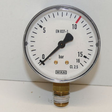 Wikai Manometer 0-16 Bar Druckanzeige Baranzeige