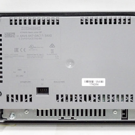 Siemens Panel KTP600 Basic color 6AV6647-0AC11-3AX0 6AV6 647-0AC11-3AX0 - zum Teil erneuert