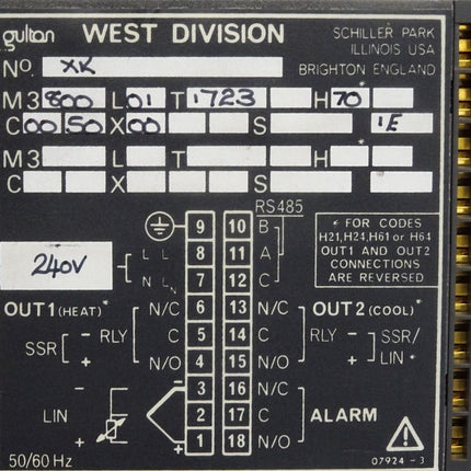 West 3800 Temperaturregler