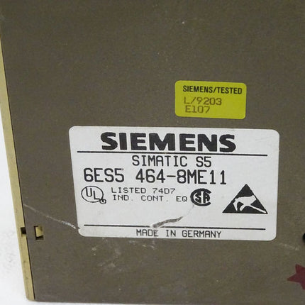 Siemens Simatic S5 6ES5464-8ME11 / 6ES5 464-8ME11