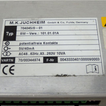 Jumo mtron 4035 / 704045/0-01 Bedienpanel