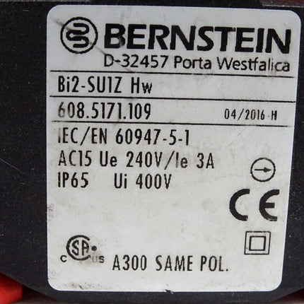 Bernstein Bi2-SU1Z Hw 608.5171.109 6085171109 Endschalter