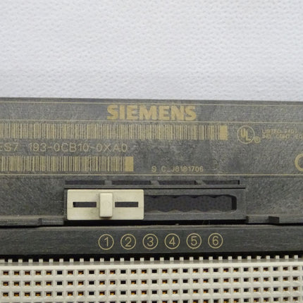 Siemens Simatic S7 6ES7193-0CB10-0XA0 / 6ES7 193-0CB10-0XA0 E-Stand: 3