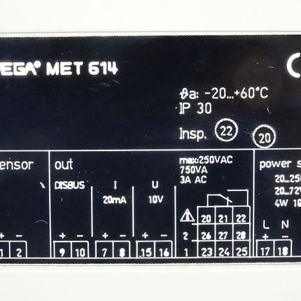 Vega MET 614 Auswertgerät