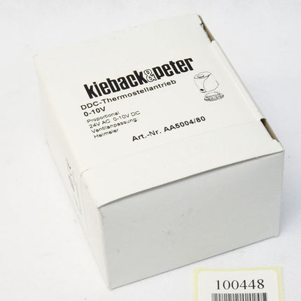 Kieback & Peter AA5004/80 DDC-Thermostellantrieb 0-10V / Neu OVP versiegelt