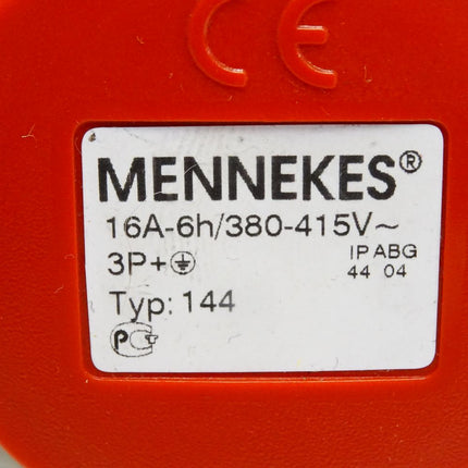 Mennekes Anbaudose 16A-6h/380-415V~ 3P+ Typ. 144