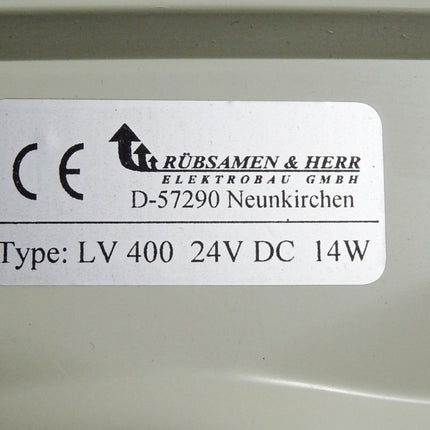 Rübsamen & Herr Filterlüfter LV400 LV 400 24VDC 14W / Neu OVP