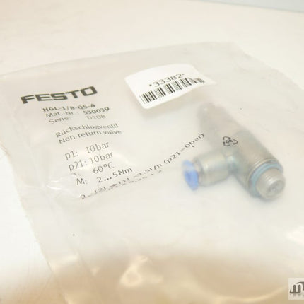 Neu-OVP: Festo HGL-1/8-QS-4 Rückschlag-Ventil  530039