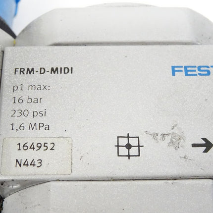 Festo 162809 + 172961 + 162721 + 164952 + 10773 / HE-D MIDI+HEE-D-MIDI-230+LFR-D-5M-MIDI+FRM-D-MIDI+PEV-1/4-B